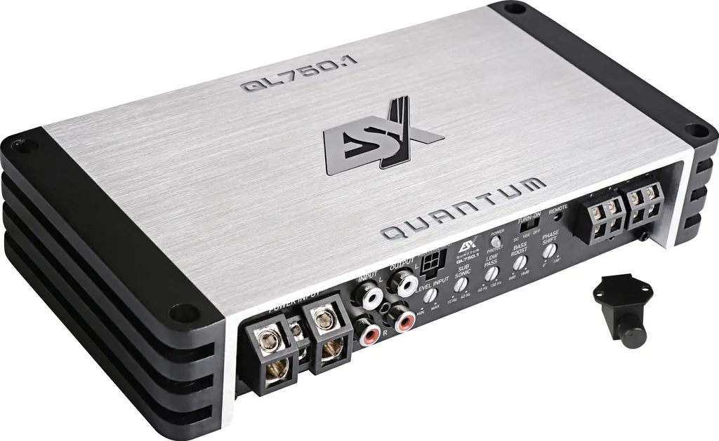 Solution Basses Puissantes ESX QL750.1 Quantum pour Petit Emplacement