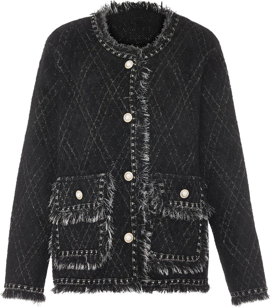 ALARY damen strickjacke - schwarz, M
