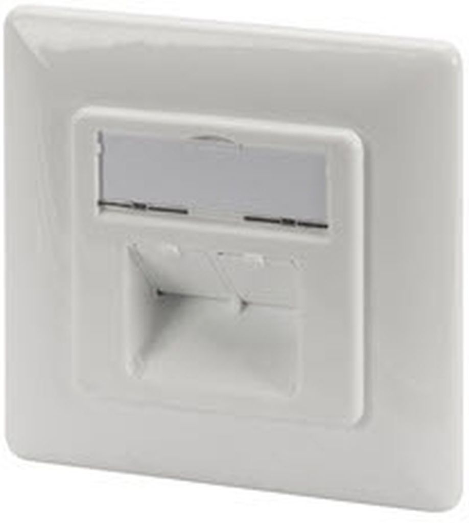 DIGITUS Aufputzdose Kat.6A (tief) 2 x RJ45 geschirmt Produktbild 