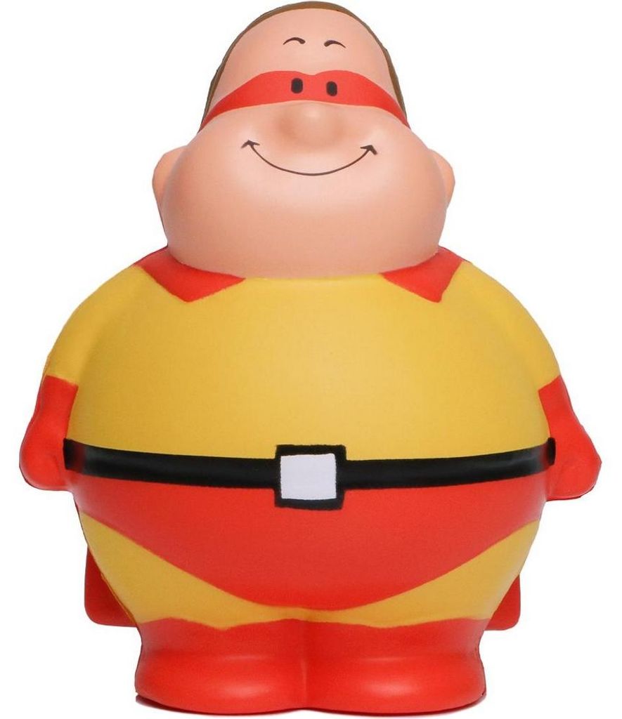 Mbw - "Squeezies Super" Stressball LT4273 (10 cm) (Gelb/Rot)