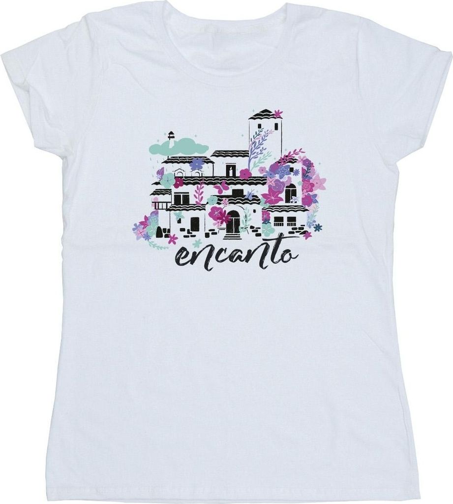 Disney - "Encanto Casita" T-Shirt für Damen BI19570 (XXL) (Weiß)