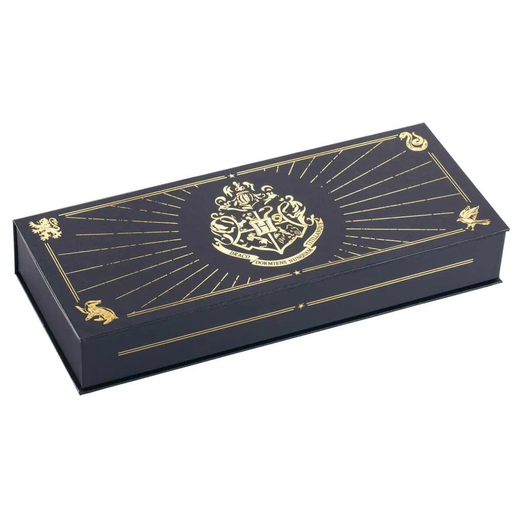 Cadeau Harry Potter : Plume de Poudlard et Papier pour Fan de Magie