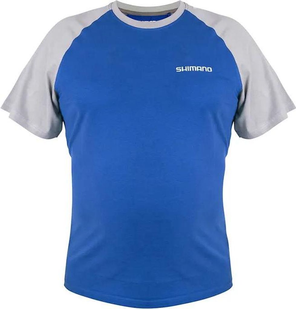 T-shirt SHIMANO, XL, niebiesko-szary, SHSSSBUXL Zdjęcie produktu 