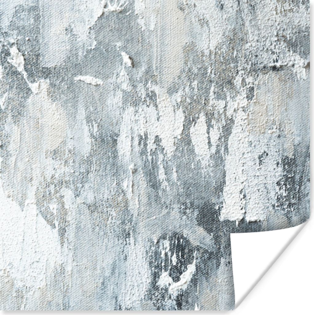 MuchoWow Poster Farbe - Industrie - Design 50x50 cm - Wohnzimmerdekoration
