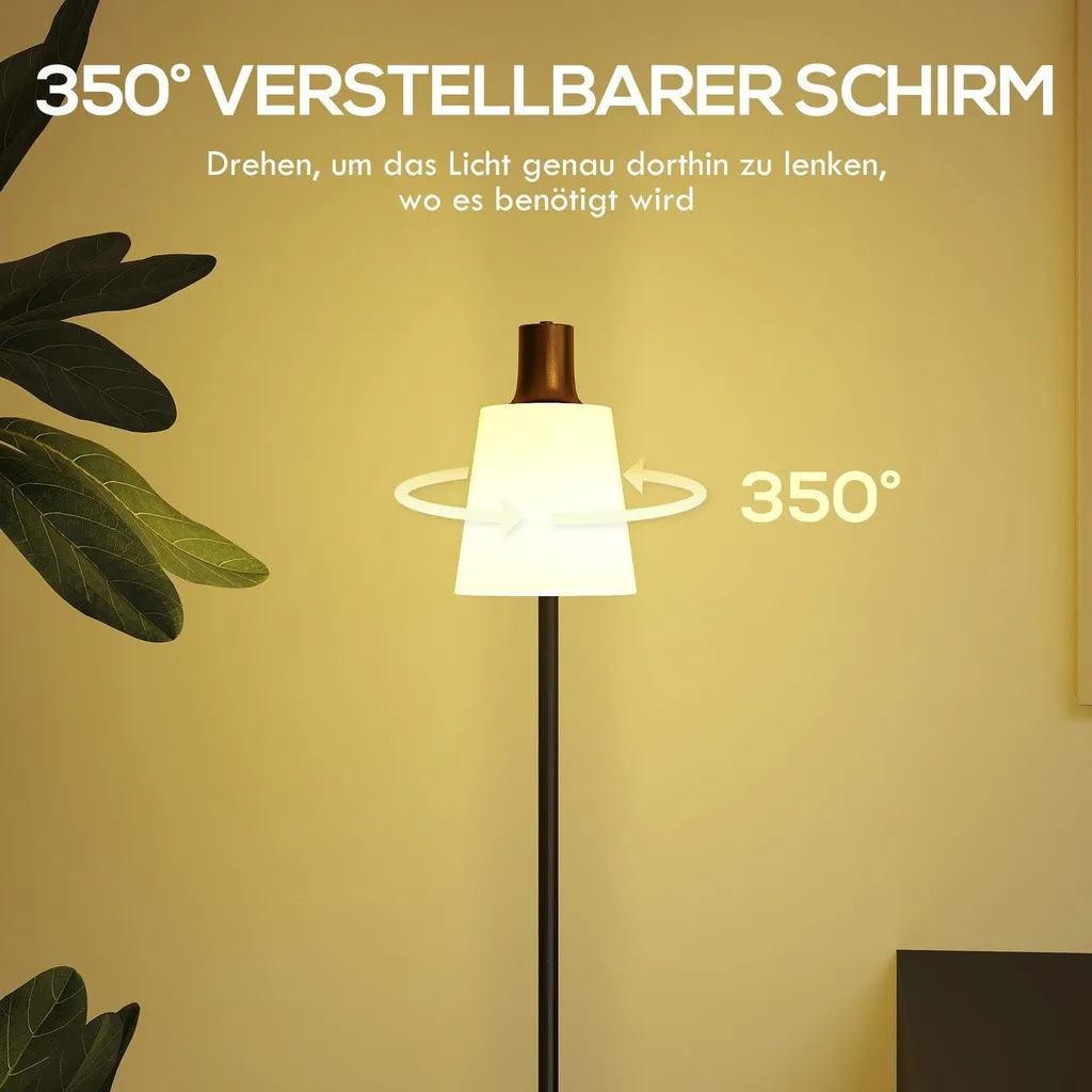 Luminaire de lecture LED avec tête ajustable et éclairage modulable