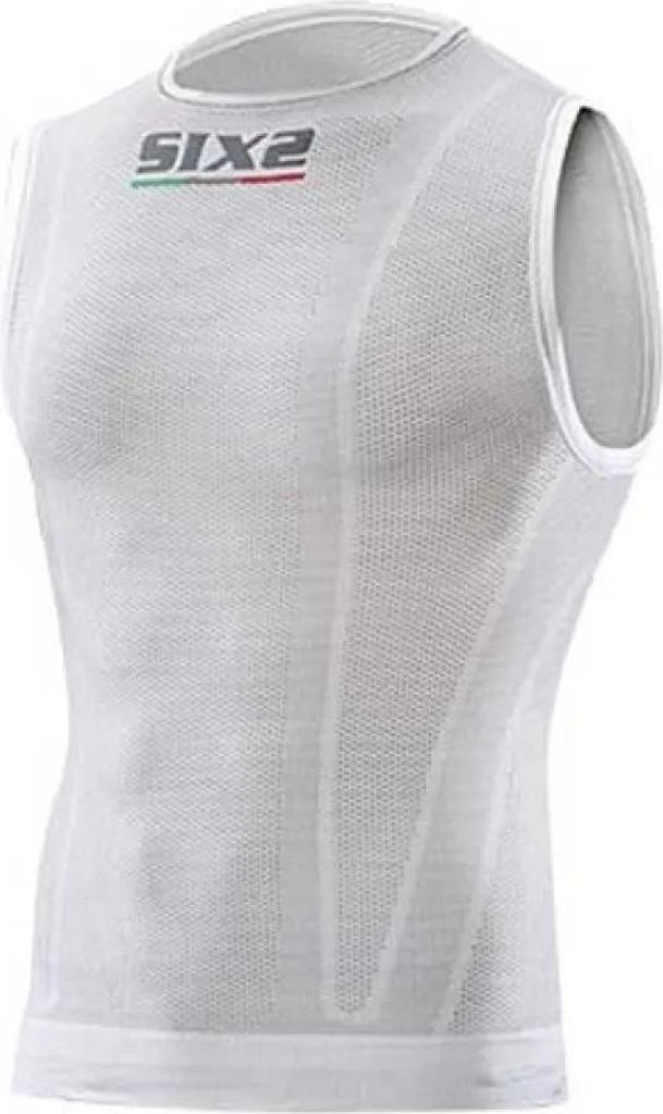 SIXS SMX T-Shirt ohne Ärmel, weiß, XXL