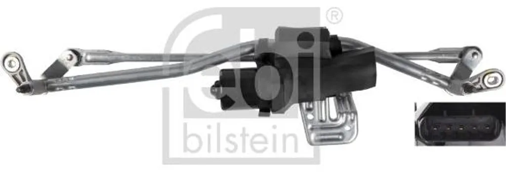 Rampe d'essuie-glace Febi 172033 en acier renforcé pour OE 6405ES