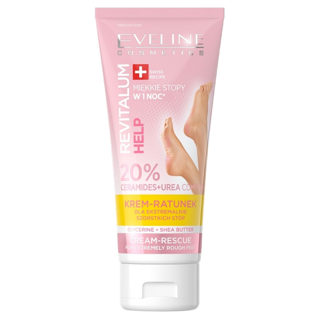 Eveline Cosmetics Revitalum – feuchtigkeitsspendende, regenerierende Fußcreme