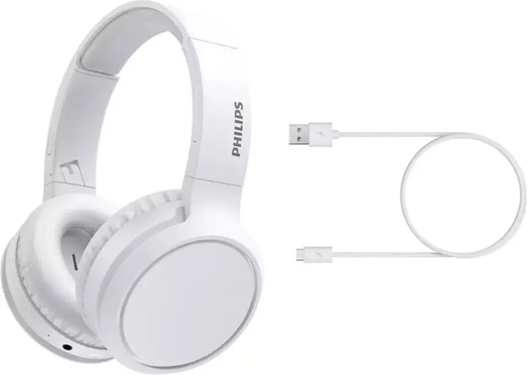 Casque audio Bluetooth blanc TAH5205WT/00 avec micro et basses renforcées - 7
