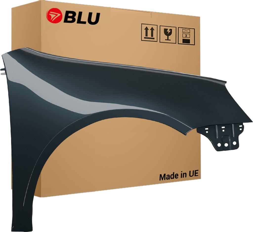 BLU Kotflügel Passend für VW Volkswagen GOLF V 5 SCHRÄGHECK LC7V Rechts Grau BlauAnthrazit | 2003-2009 | Vorderseite Vorne | Lackiert | Einbaufe...