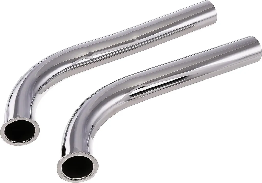 Collecteur BK350 Ø40 court pour restauration moto Chrome - Paire L/R