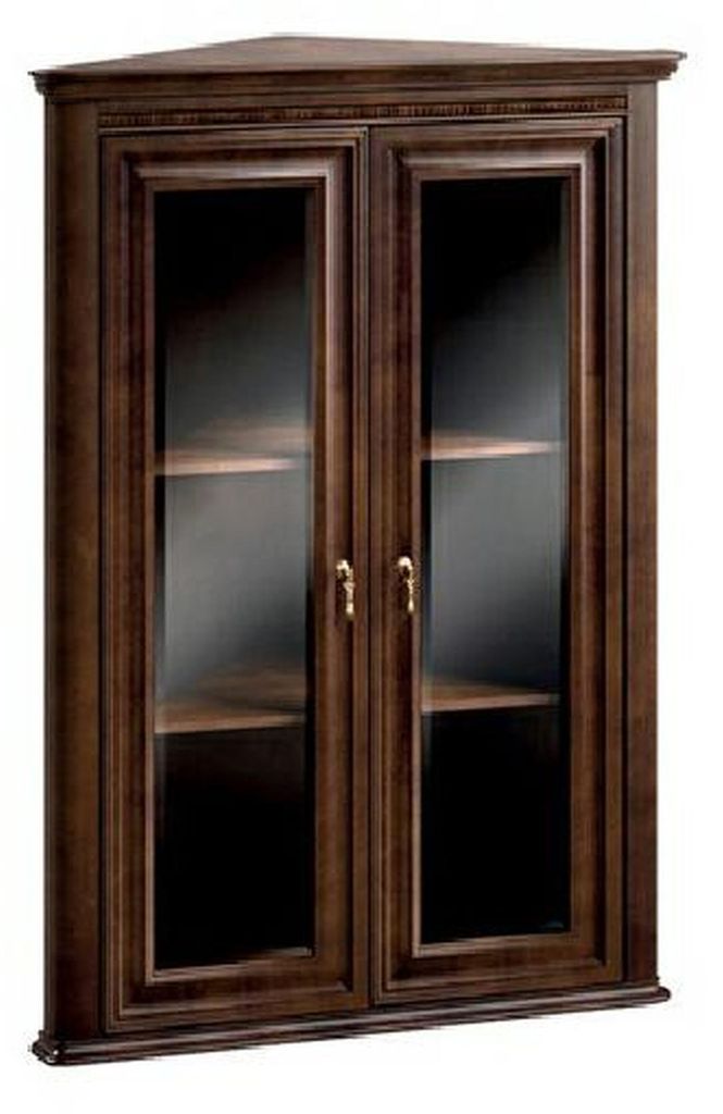Klassische Vitrine Vitrinenschrank Vitrinen - Model V-WN Vitrine