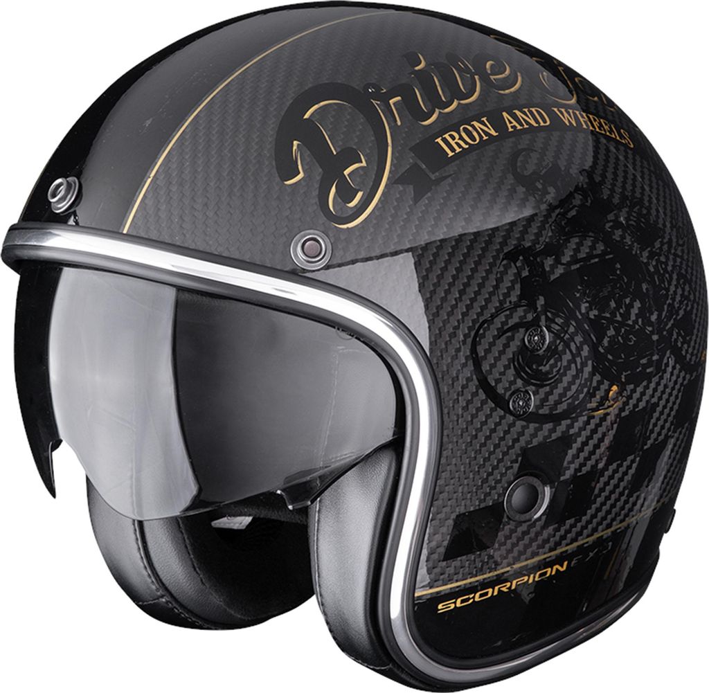 Scorpion Exo Belfast Evo Carbon Zippy schwarz-gold XL