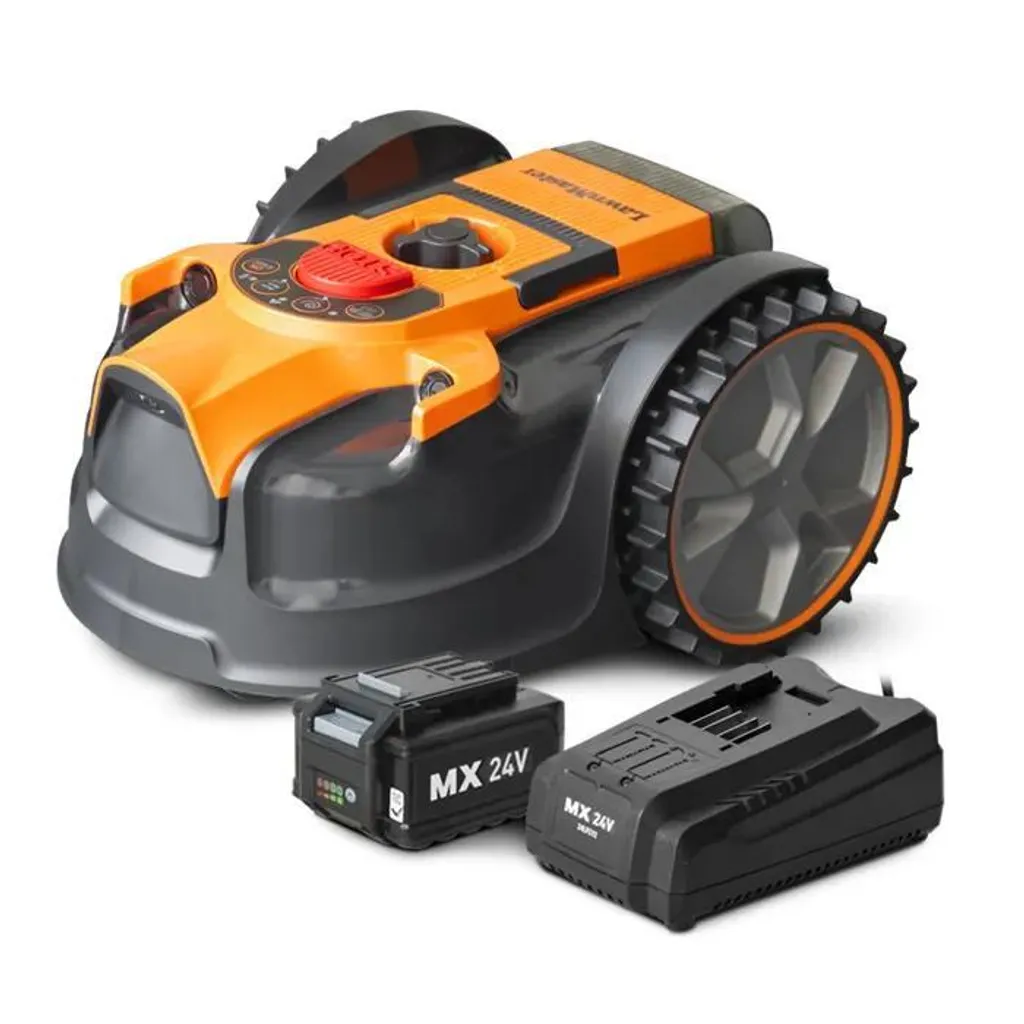 Fini la corvée de pelouse avec le robot de tonte 24V Lawnmaster VRM16 16cm