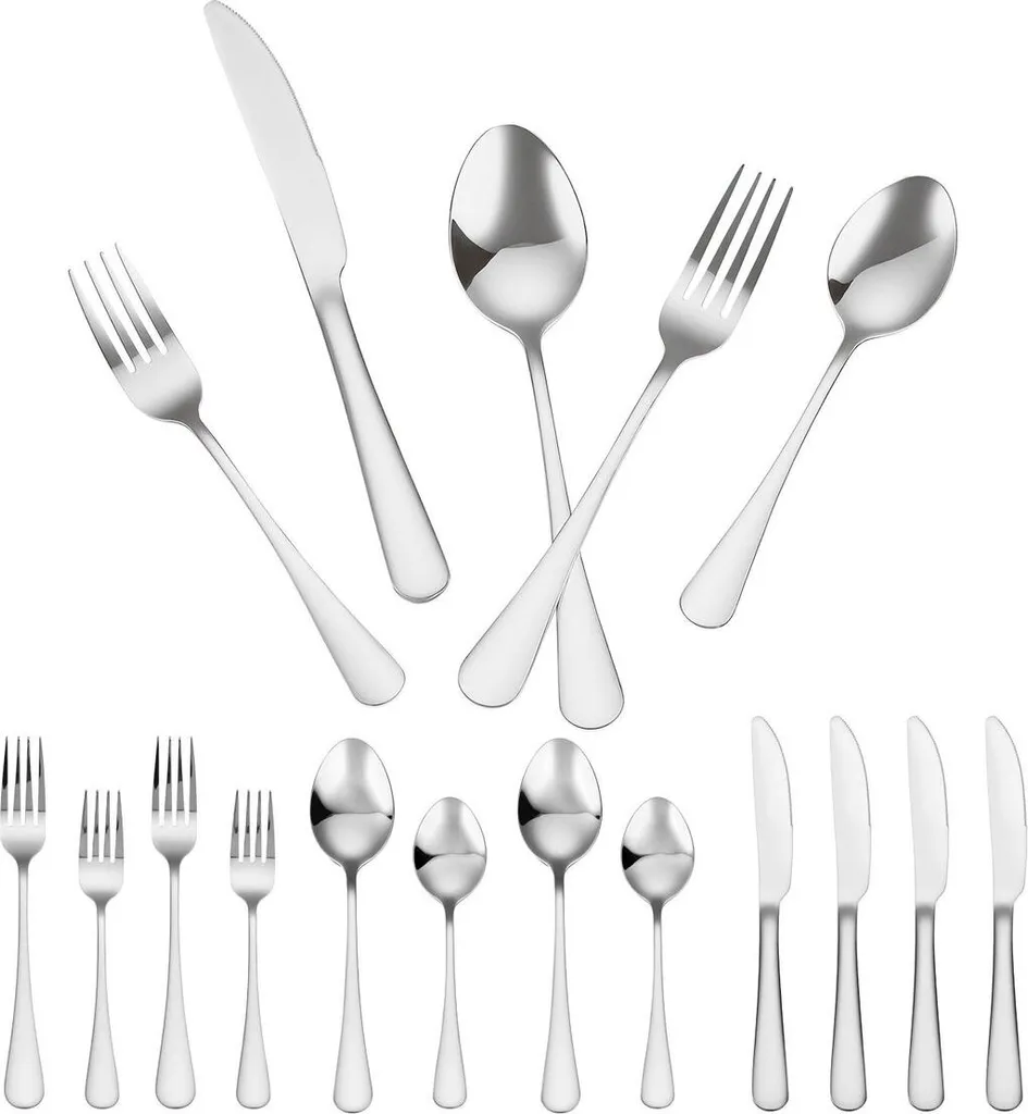 Set Posate 30 Pezzi Professionale Acciaio Inox | Stock per 6 Persone