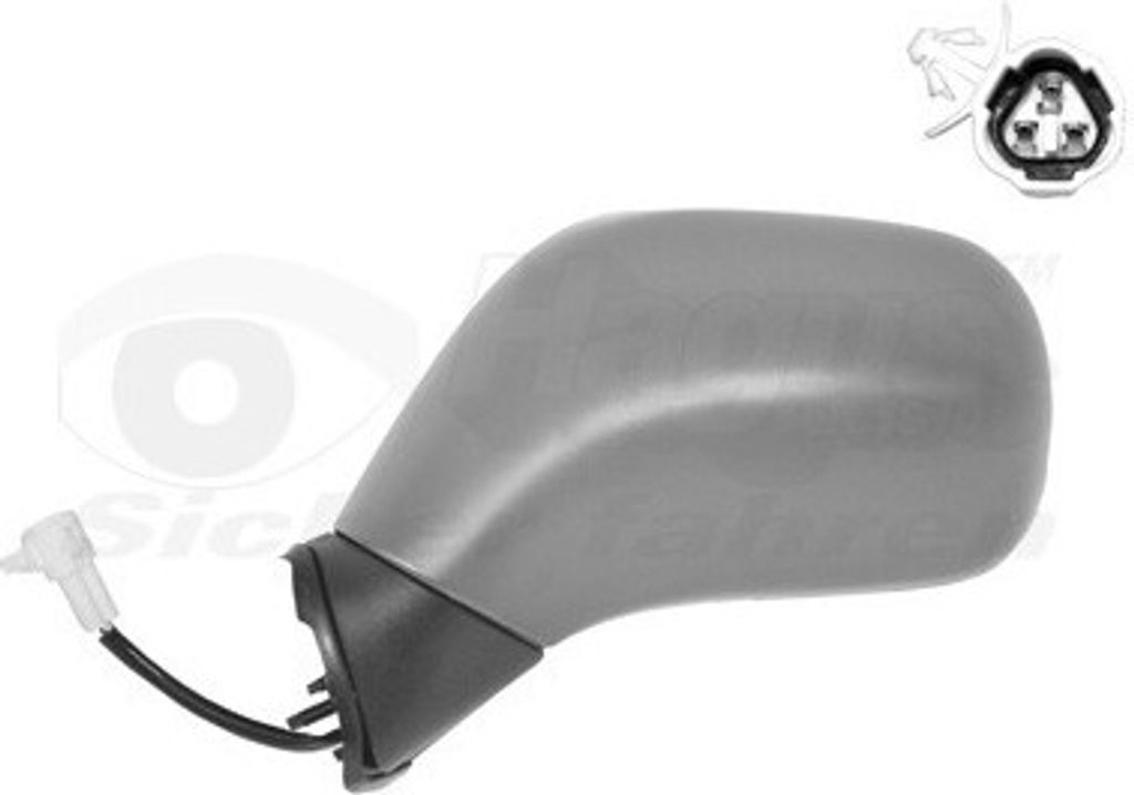 VAN WEZEL 3701815 Außenspiegel Seitenspiegel Links für OPEL Produktbild 