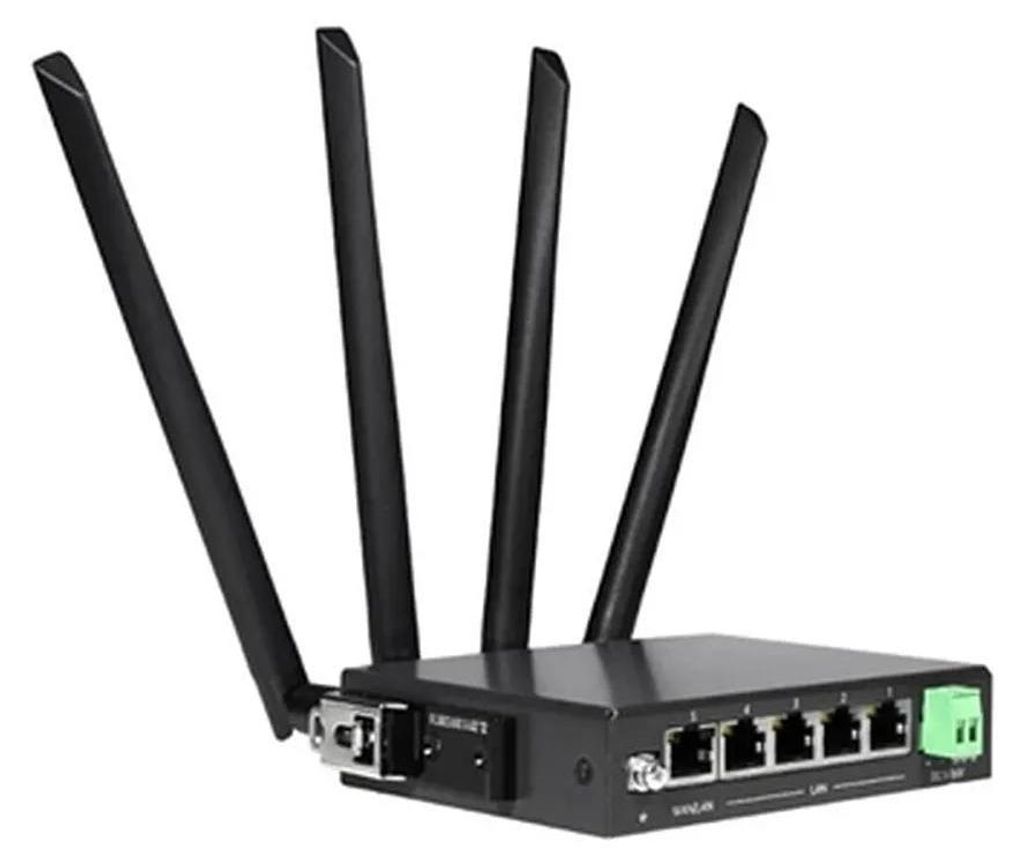 EDIMAX WL-Router D4G-7459AC (Industr. DIN Rail 4G LTE AC1200