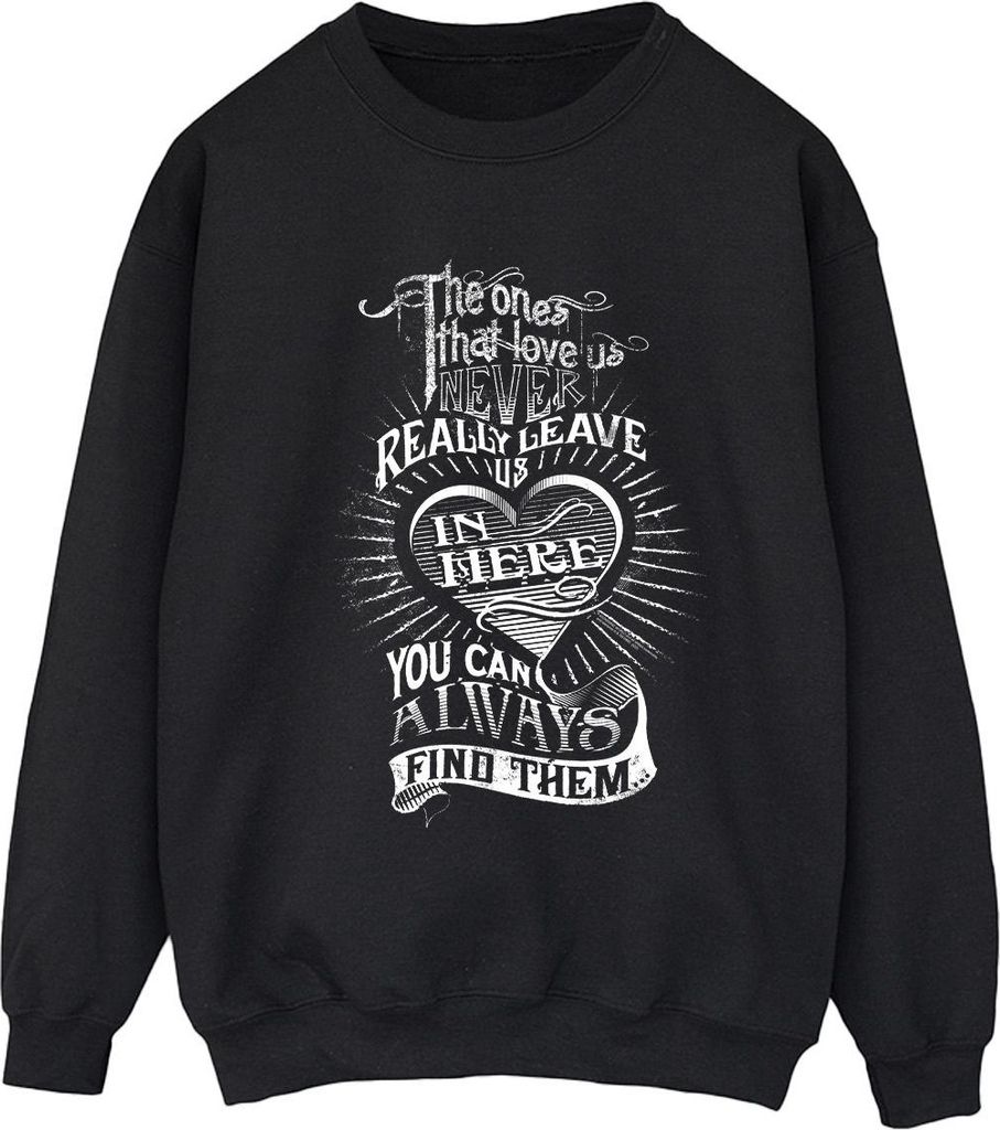 Harry Potter - "The Ones That Love Us" Sweatshirt für Damen BI21558 (L) (Schwarz)