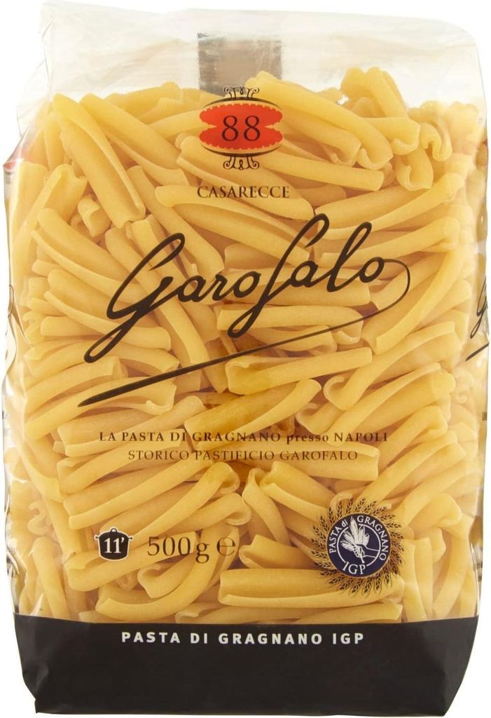 10x Garofalo Pasta di Gragnano IGP Casarecce N° 88 Hartweizengrieß Pasta 100% Neapolitanische Pasta Kurze Pasta Packung mit 500g
