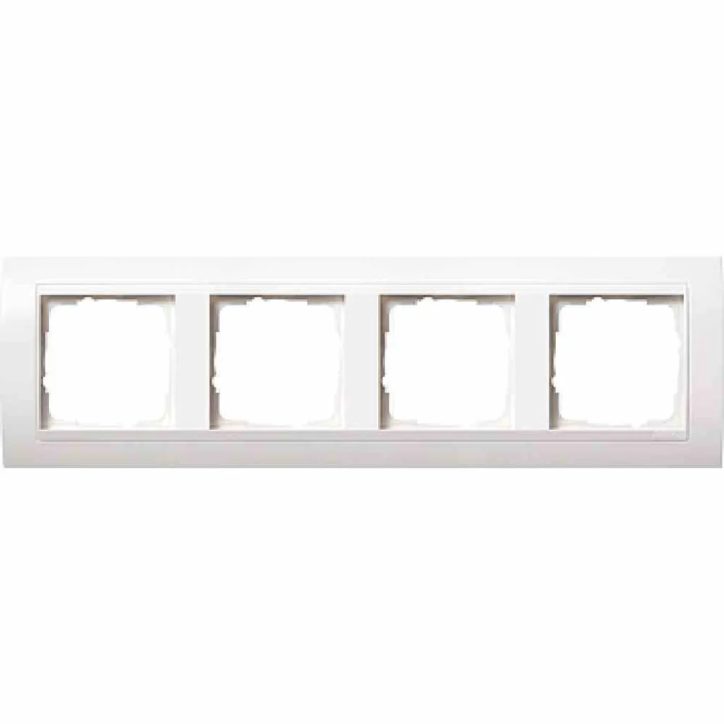 Cadre GIRA 0214 327 pour rénovation interrupteur Blanc Standard 55