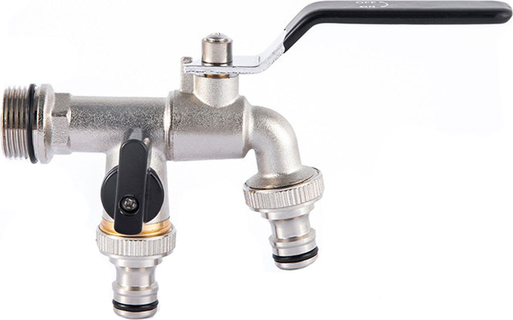 DOCEPERT Wasserhahn Schloss | Edelstahl Außenhahn Abdeckung | Mit 2 Vorhängeschlössern