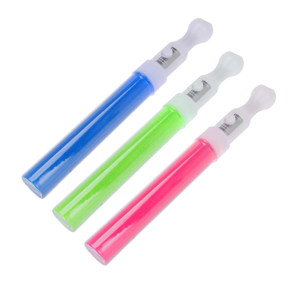 Set da 3 bastoncini luminosi a LED blu, verde e rosa, Immagine del prodotto 