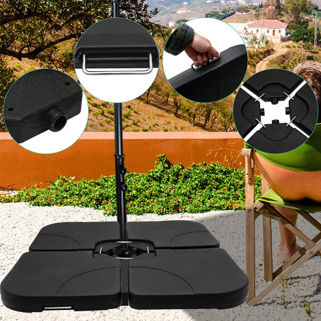Portaombrelli TolleTour Portaombrelli Peso riempibile fino a 80 kg Portaombrelli in plastica