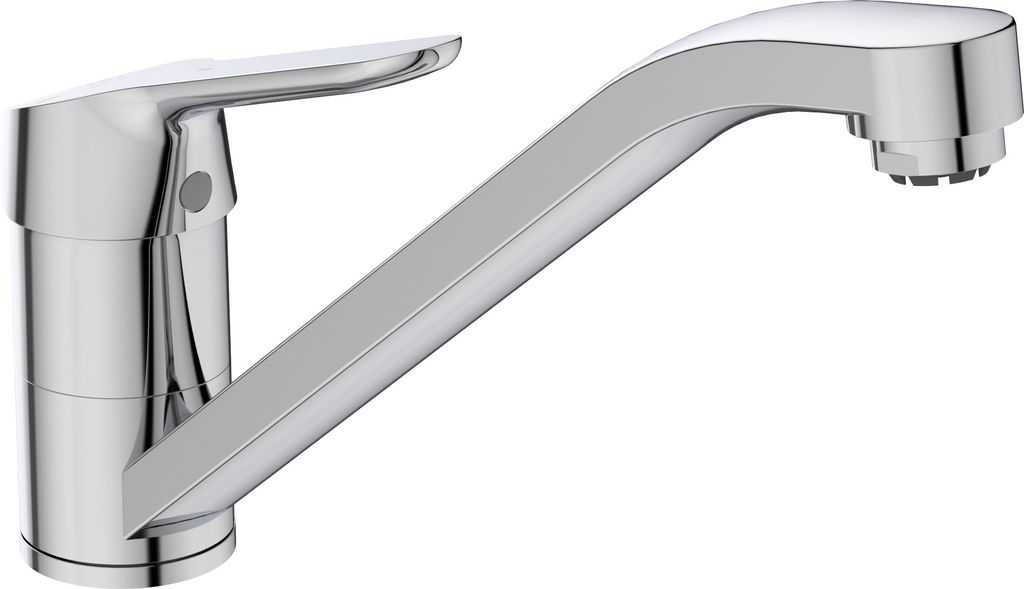 Ideal Standard Küchenarmatur Ceraflex Niederdruck BlueStart, Ausladung 228mm BC130AA Chrom