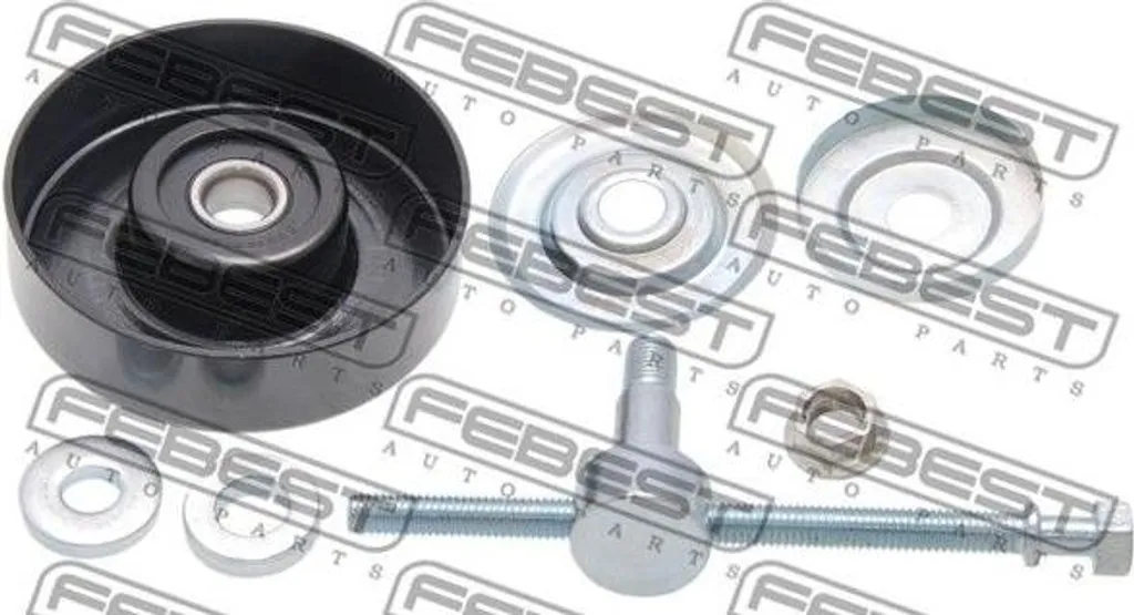 Rouleau tendeur Febest 0287-V36 pour courroie OE 119254W000 Nissan 350Z