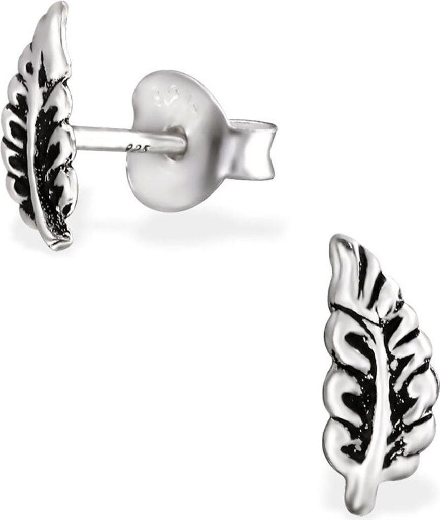 Ohrstecker Blätter aus 925 Silber Damen