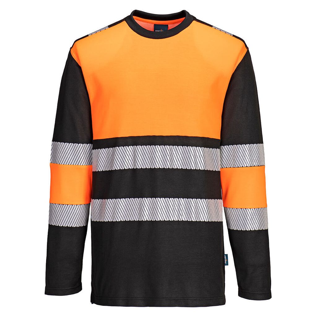 Portwest PW312 PW3 Warnschutz-T-Shirt Klasse 1 Orange/Black Gr. 4XL