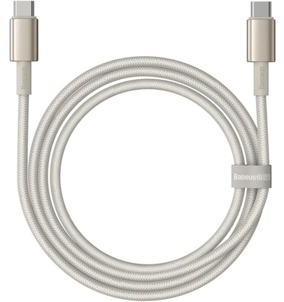 Baseus USB-C auf USB-C Ladekabel, 100W, 1m, Gold - Produktbild 