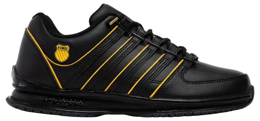 K-Swiss 01235-071-M heren sneakers, zwart – geschikt voor Productafbeelding 
