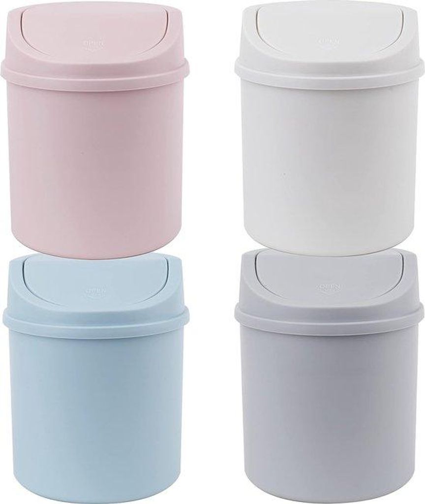 Kleine 3L Plastik Müllbox mit Deckel