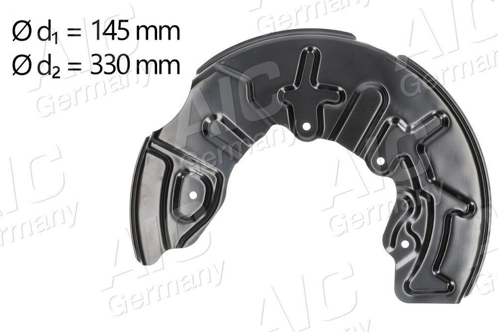AIC Spritzblech Bremsscheibe für AUDI A4 Avant (8ED, B7) Vorne Links 56583 Ankerblech