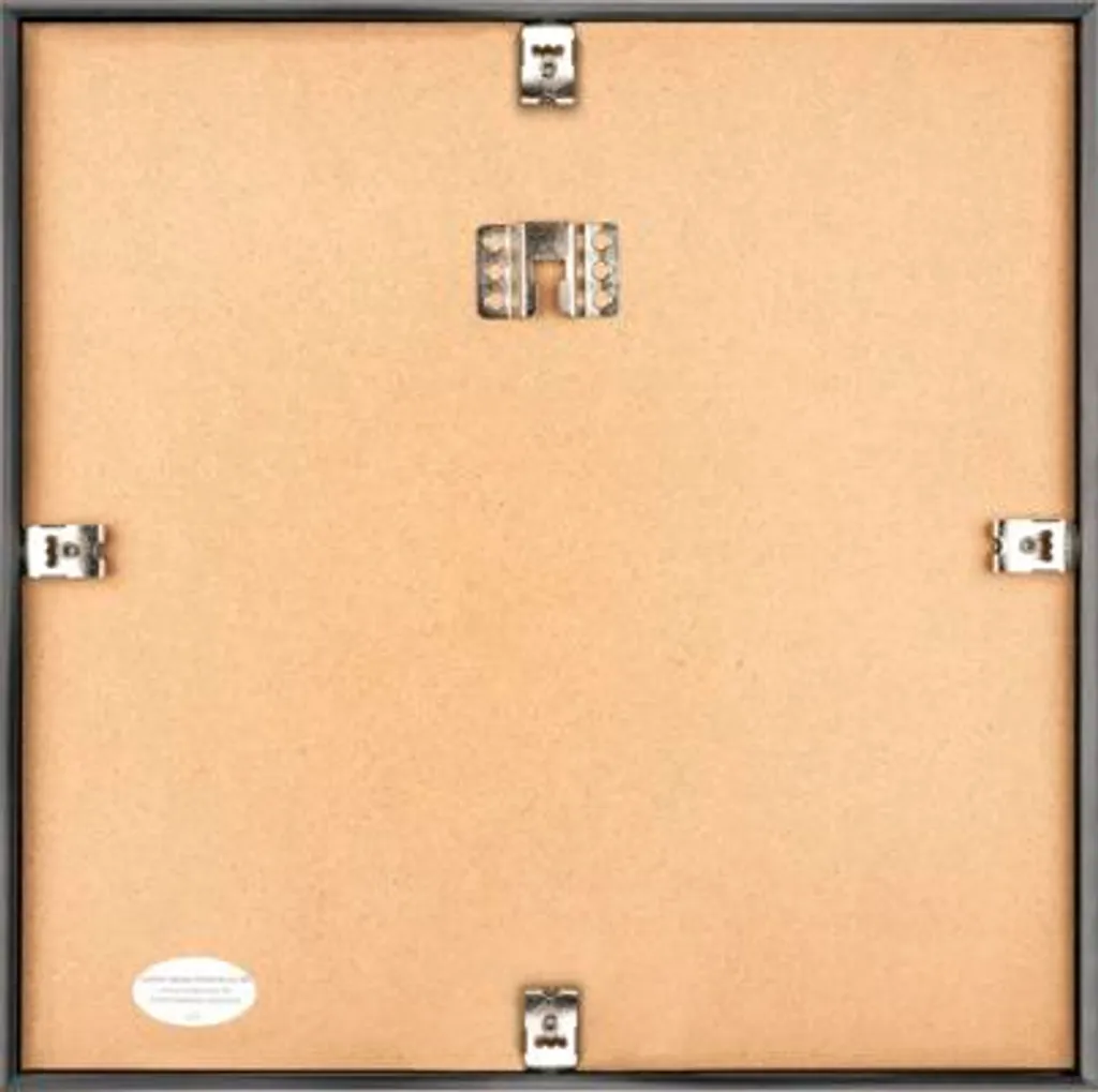 Cornice Foto Walther Chair 30x30 Alluminio Nero - Ricordi Protetti - 11