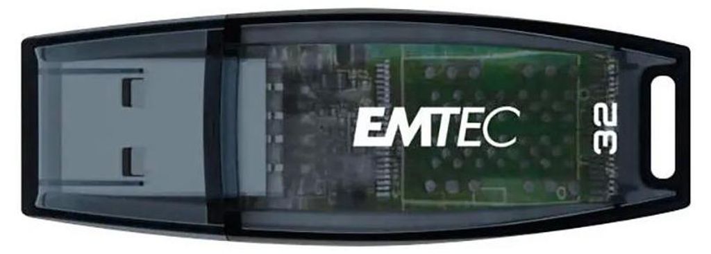 Emtec C410 Clé USB 2.0 noire de 32 Go - 18/5 Mo/s - noire Image du produit 
