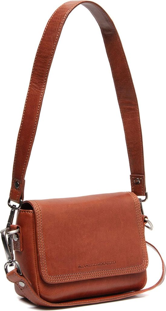 The Chesterfield Brand Leder Umhängetasche Schultertasche Marcella Crossbody Bag Cognac hellbraun