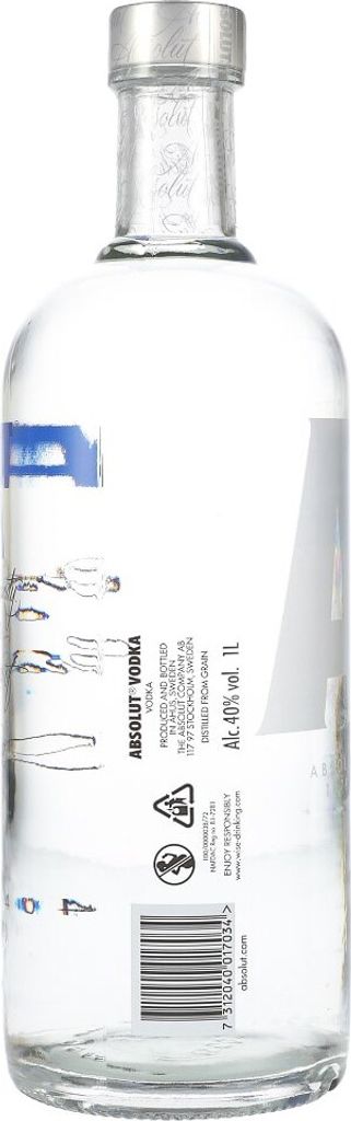 Absolut Vodka 1,00 Ltr. Flasche, 40% vol. Produktbild 23