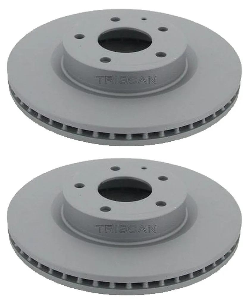 Paire de disques de frein avant ventilés 295 mm adaptés à la MAZDA CX-3