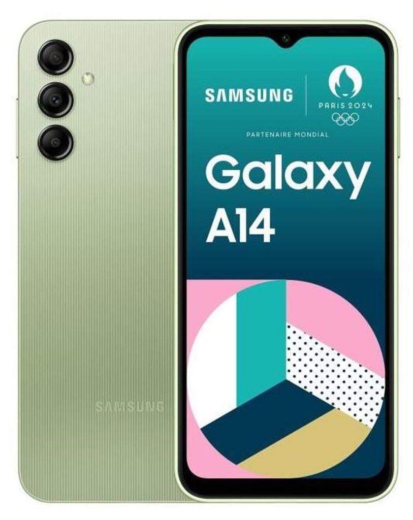 SAMSUNG Galaxy A14 4G Lime 64 Go Image du produit 