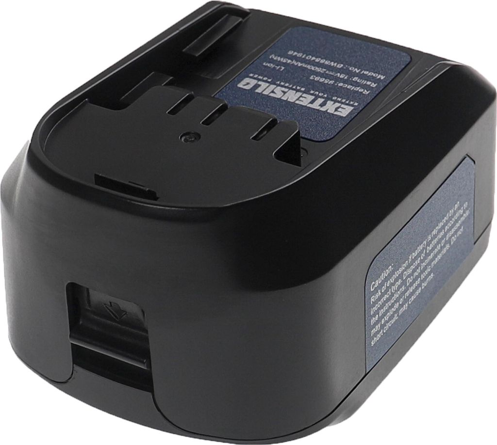 EXTENSILO Akku kompatibel mit Güde GD95693, 18V-Gartengeräte-Set, GD 95693 Werkzeug, Akku-Gartengerät (2500 mAh, Li-Ion, 18 V)