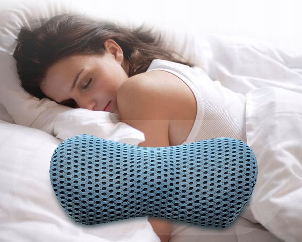 Orthopädisches Lendenkissen aus Memory Foam BLAU - Produktbild 5