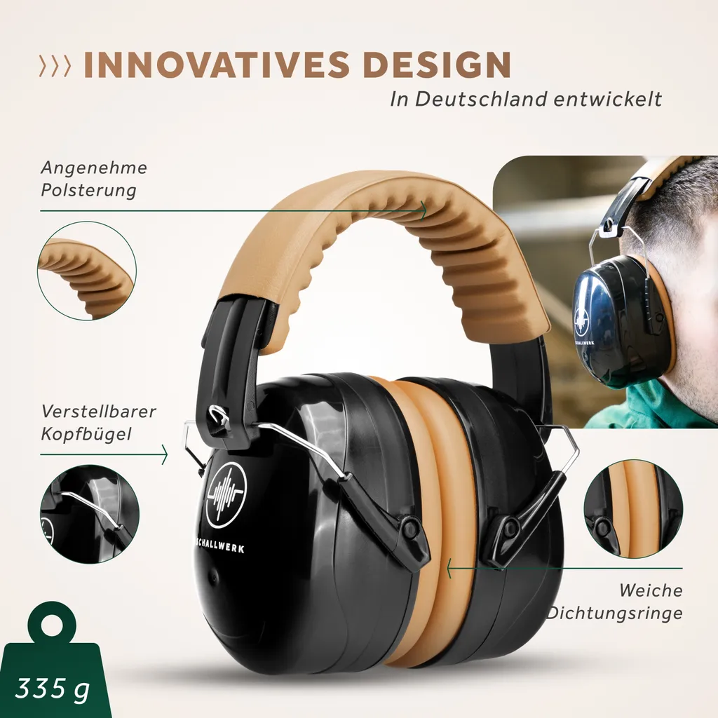 Casque antibruit professionnel avec arceau ajustable confortable - 8