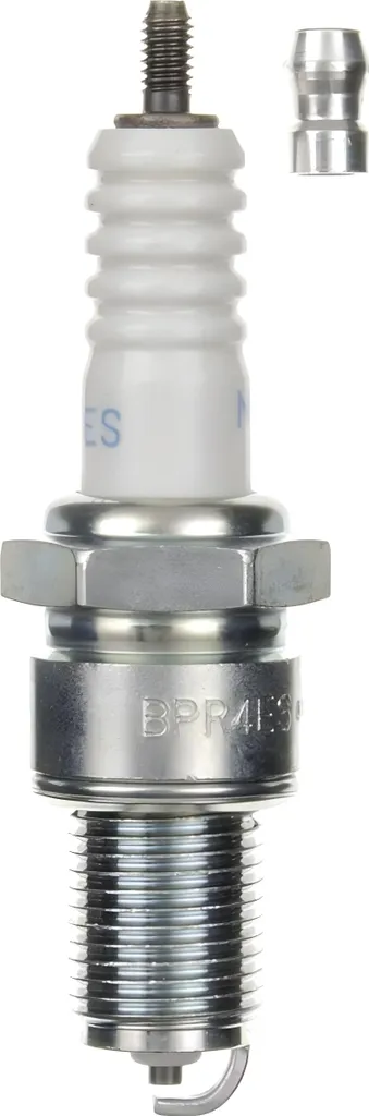 Bougie d'allumage NGK BPR4ES 7222 à filetage long 19mm - Pack de 10 pcs