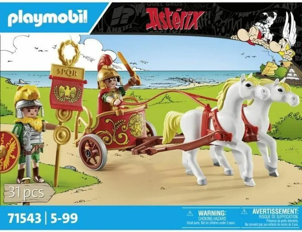 Char de Guerre Romain Playmobil 71543 Jouet de Construction Astérix - 5