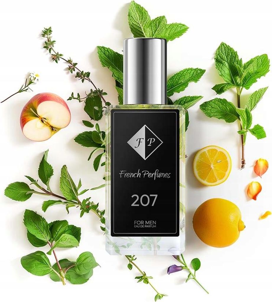 FP French Perfumes | Herrenparfüm Nr. 207 – Eeross – 33 ml – 20 % Parfümöl | Aromatisch-Fougère Herrenduft – Kompakt, Frisch & Langanha...