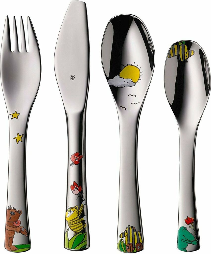WMF 1294106040 Janosch Kinderbesteck-Set 4-teilig Produktbild 