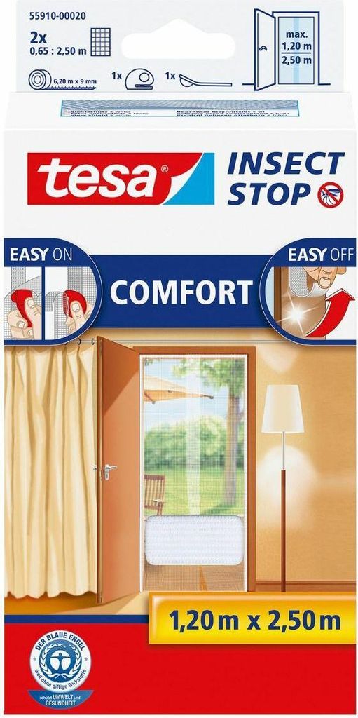 TESA MOSQUITO DOOR WHITE 1,2m x 2,5m COMFORT Obrázek produktu 