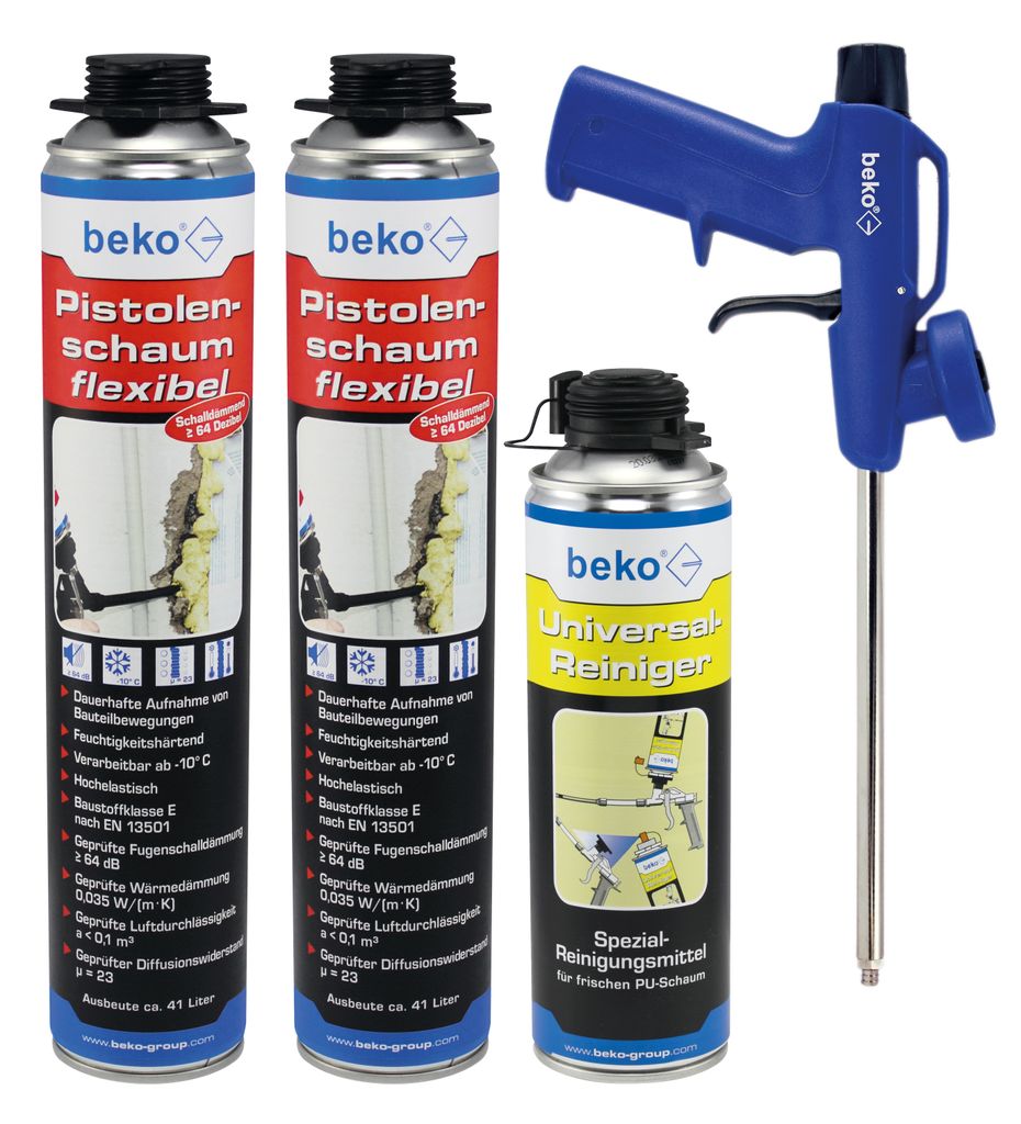 SET: NBS beko Pistolenschaum flexibel-Set